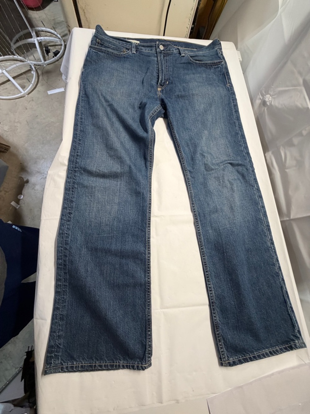 Classic Polo Ralph‎ Lauren Men’s Straight Jeans in Blue Denim 35x30
